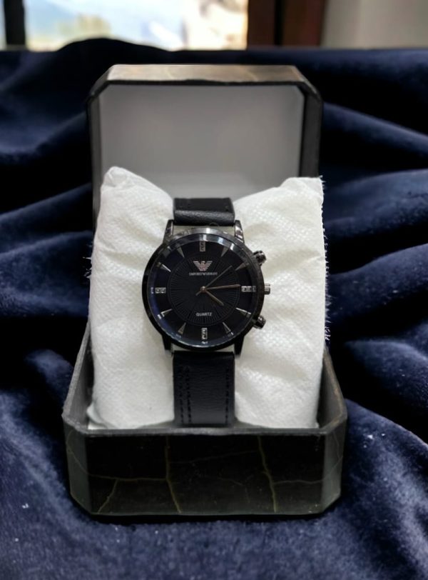 Men’s Casual Strap Wrist Watch Black