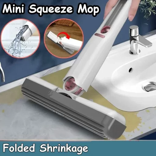 New Portable Mini Squeeze Mop