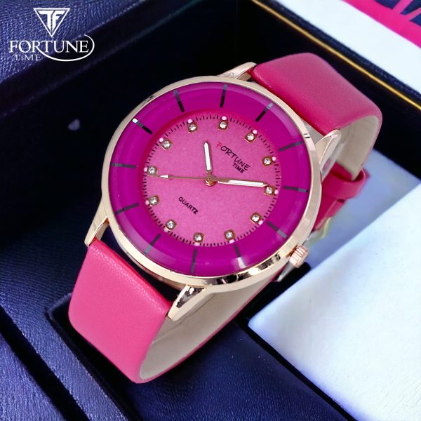 Girls Fortune Times FTC Quartz Analog Wrist Watch for Women